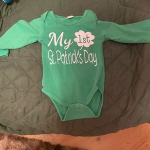 St Pattys day onesie
